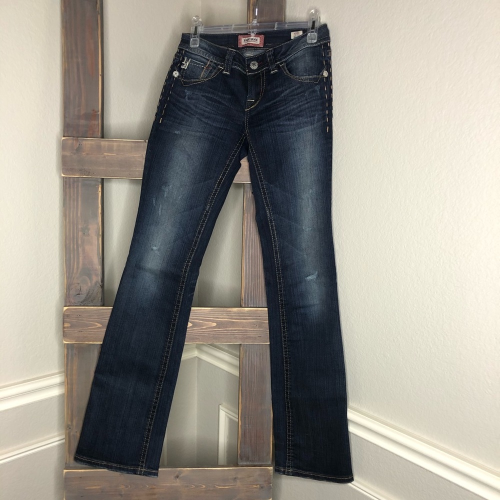 MEK denim distressed jeans
